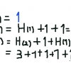 前の式を用いてH(1)からH(3)を解いてみる。