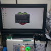 Raspberry Piの画面。繋がって良かった。